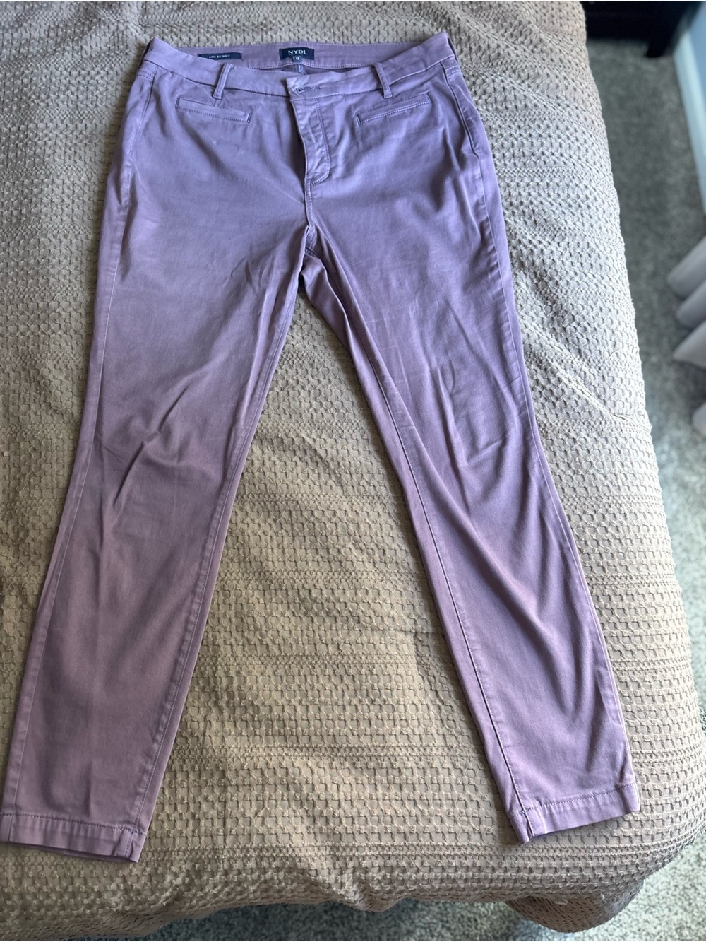 NYDJ Lavender Slim Ankle Jeans